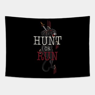Hunt or Run Tapestry