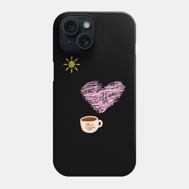 Funny coffee related mood Phone Case by Stoiceveryday