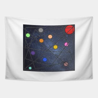 ABSTRACT SOLAR SYSTEM FROM THE UNIVERSE Tapestry