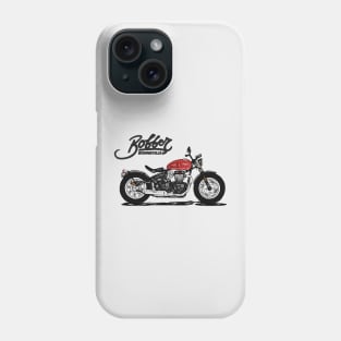 Triumph Bonneville Bobber Red Phone Case