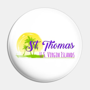 Life's a Beach: St. Thomas, U.S. Virgin Islands Pin