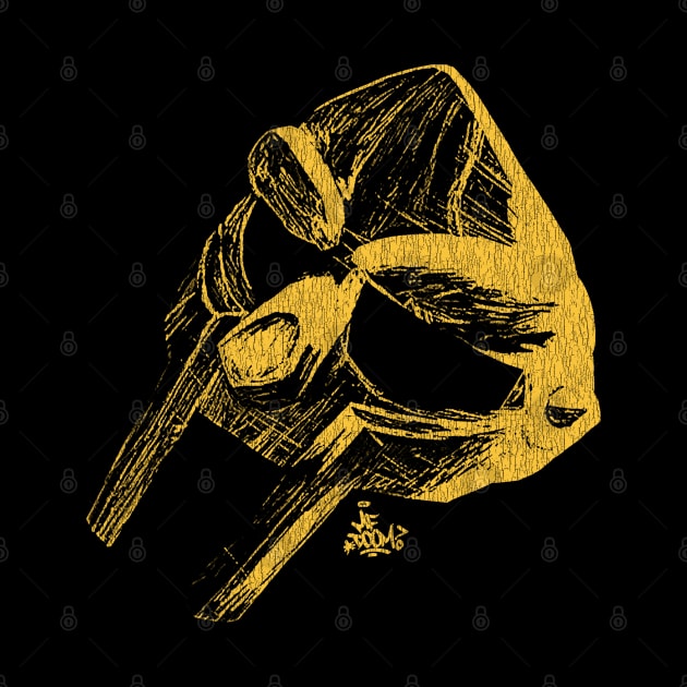 MF Doom Mask Yellow by Hoki Tross Creative