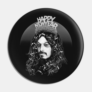 Happy New Year, Lieutenant Dan! Pin