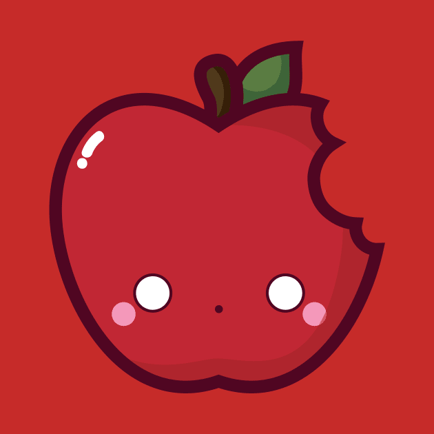 Kawaii apple by spilu