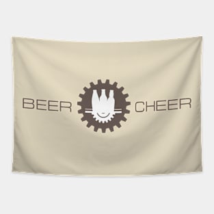 BEER CHEER - LOGO DARK Tapestry