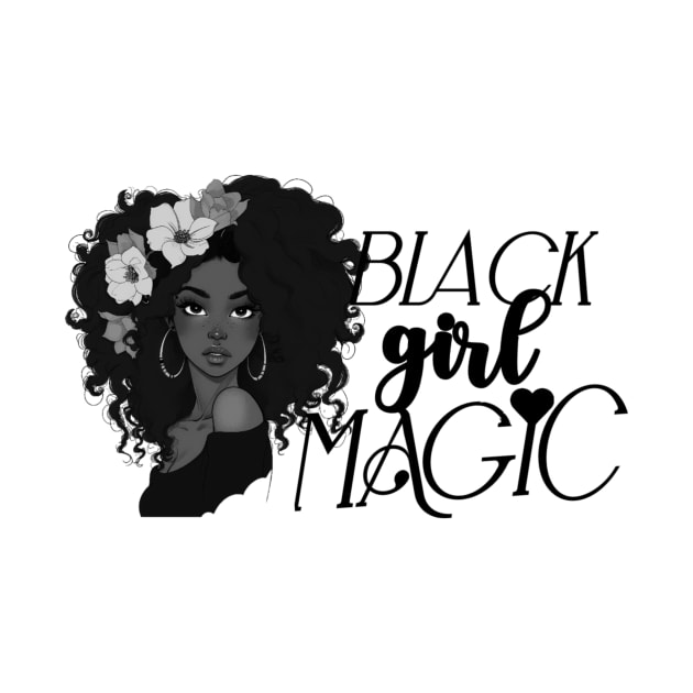 Black girl magic by Lovelybrandingnprints