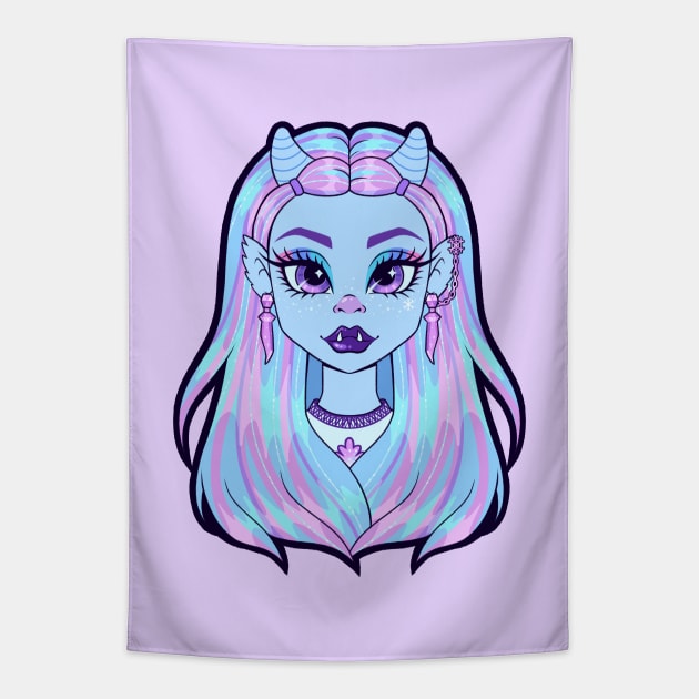 Monster High Abbey G3 Tapestry by Bratzoid