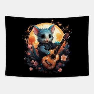 Sugar Glider Playing Guitar Tapestry