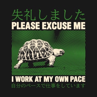 Please Excuse Me Turtle T-Shirt