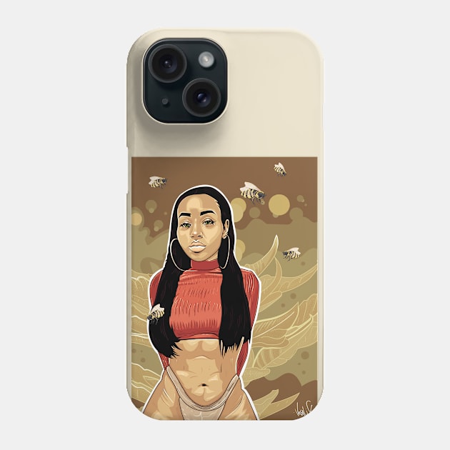 Honey and the Bees Phone Case by Frajtgorski