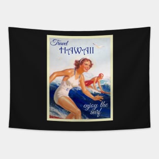 Travel Hawaii Tapestry