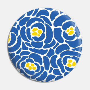 Ukraine flag color pattern Pin