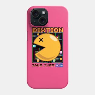 retro pac-man game over Phone Case