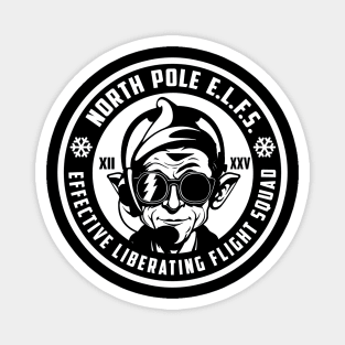 North Pole E.L.F.S. (White) Magnet