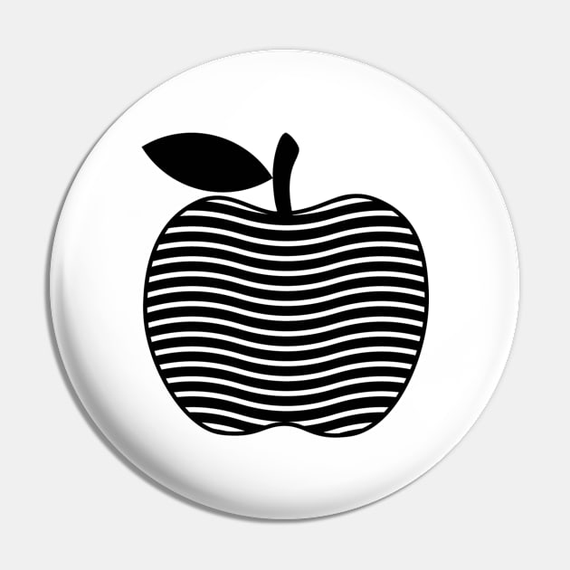 Decorative Apple Pin by Usea Studio