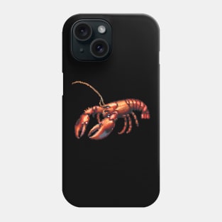 Pixelated Lobster Artistry Phone Case