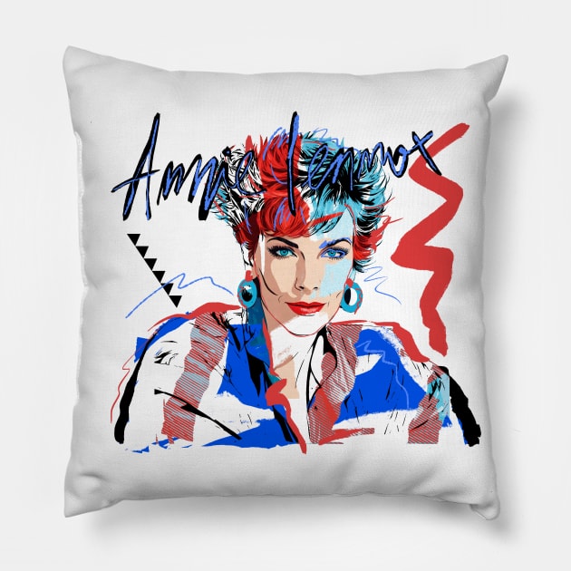 EURYTHMICS 80S ANNIE RETRO STYLE Pillow by DISCO DISCO MX