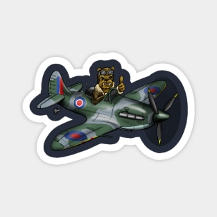 Spitfire Bulldog Magnet