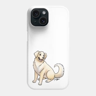 Dog - Golden Retriever - Cream Phone Case