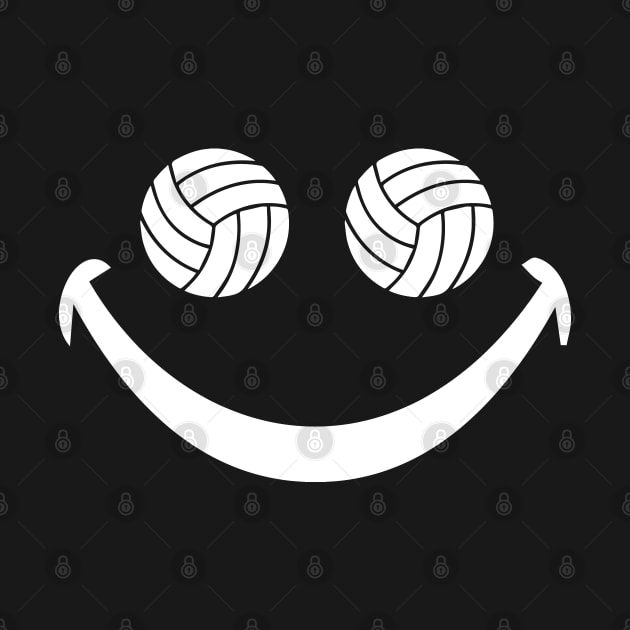 Volleyball Gift Volleyball Smiley Happy Volleyball by EQDesigns