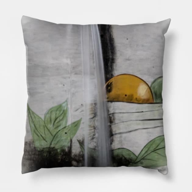 water falls Pillow by rickylabellevie