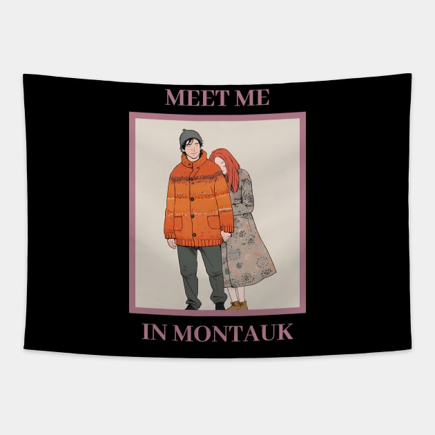 Eternal Sunshine of The Spotless Mind Meet Me in Montauk Tapestry by souvikpaul