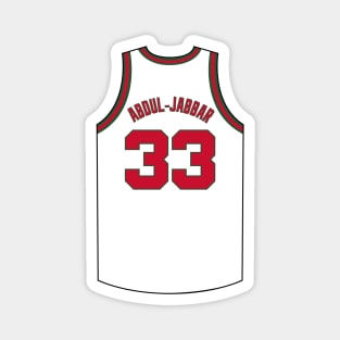 Kareem Abdul Jabbar Milwaukee Jersey Qiangy Magnet