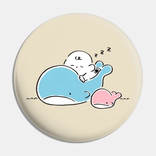 Whale Day Pin