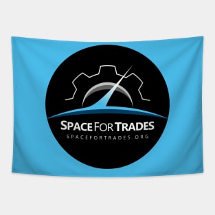 SpaceForTrades Logo (round) Tapestry