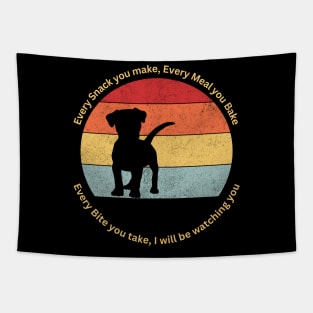 I will be watching you, Dog Lovers Funny Tapestry