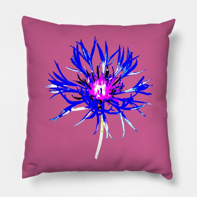 cornflower Pillow by ARTEMIDA