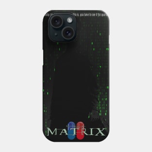 The matrix minimalist artworl Phone Case