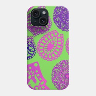 Lilac lace pattern Phone Case