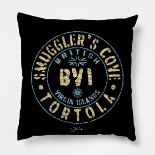 Smuggler's Cove, Tortola, British Virgin Islands Pillow