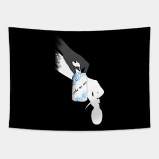 Coke or me shadow bomber for dark color tees Tapestry