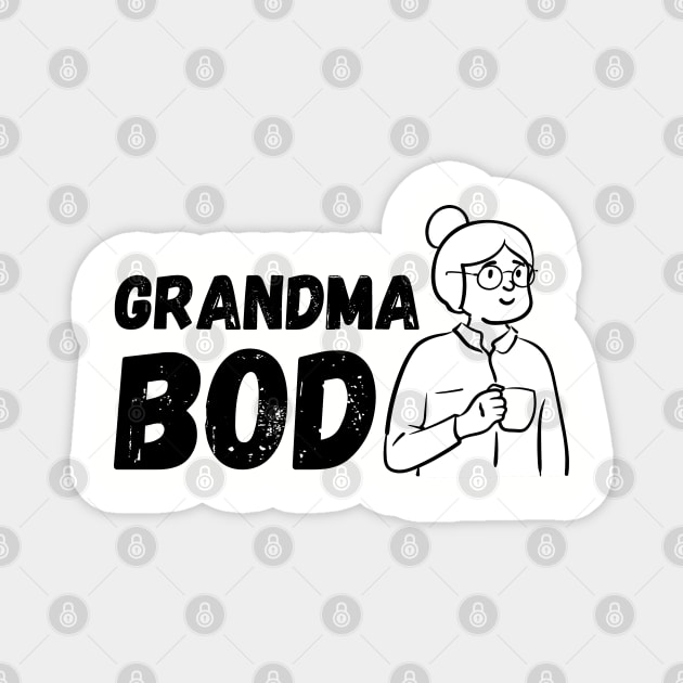 GRANDMA BOD Magnet by blueduckstuff