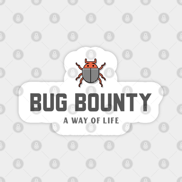 Cyber Security Bug Bounty - A Way of life Magnet by Cyber Club Tees