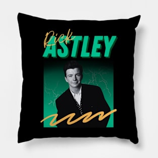 Rick astley***original retro Pillow