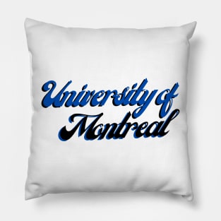 University of Montreal Pillow