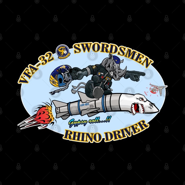 Swordsmen Rhino Nose Art by MBK