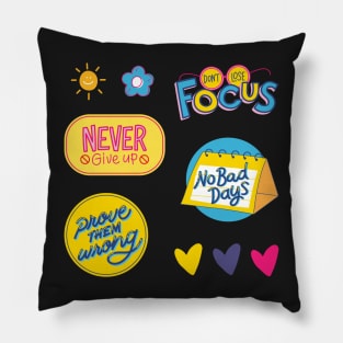 Self Motivated Inspiration Pillow