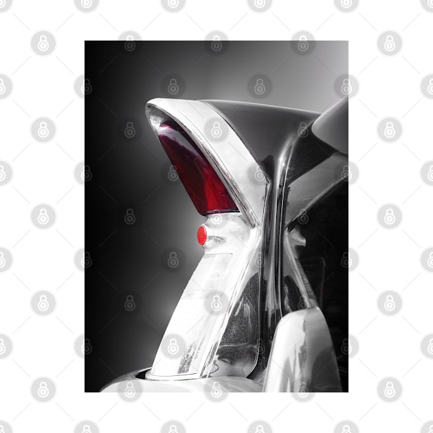 American classic car Special 1956 tail fin abstract by Beate Gube