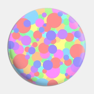 Abstract Dots - Multicoloured Pin