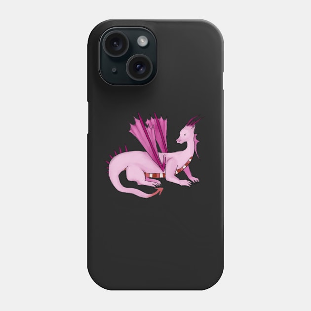 Pink Dragon Phone Case by deduce-me