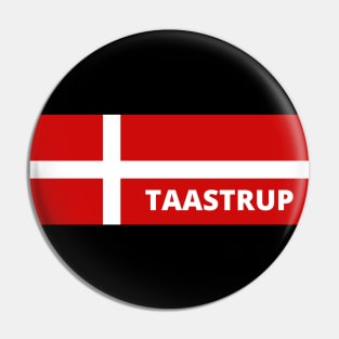 Taastrup Denmark in Danish Flag Pin