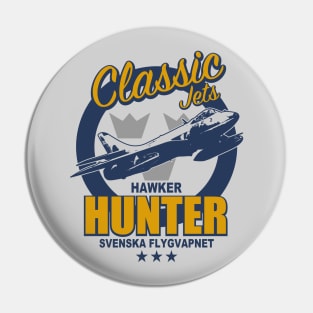 Swedish Hawker Hunter Pin