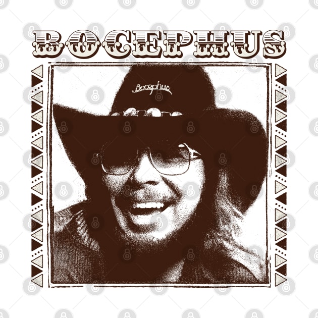 Hank Williams Jr / Bocephus \ Vintage Faded Style Fan Design by DankFutura