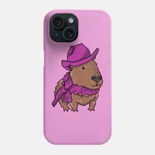 Fancy gal capybara Phone Case