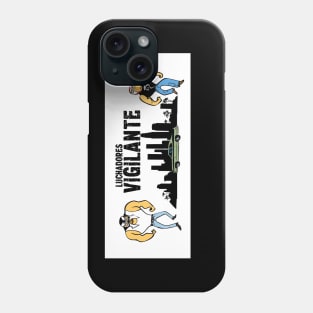 Lucha Libre - Luchadores Vigilante Black Tee Phone Case