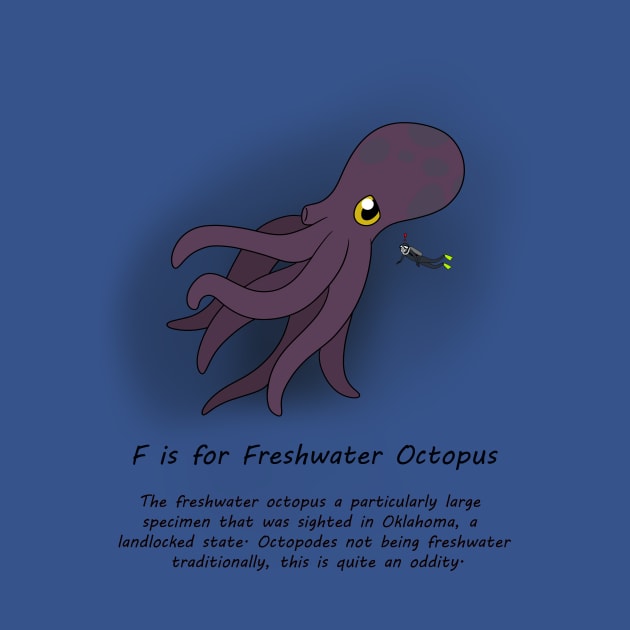 Freshwater Octopus by possumtees